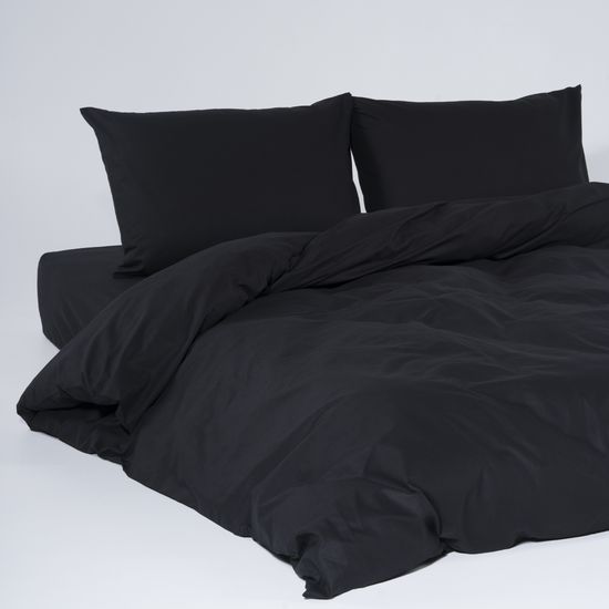 КПБ  Black Style, ЕВРО макси, 70х70, простыня 200х200х30. подод 240х220.   DOMTEKC