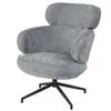Крутящееся кресло Claude, серый шенилл