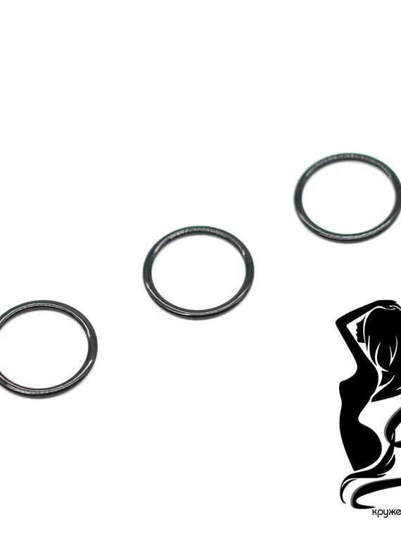 Кольцо Arta-F, 18 мм (для 20 мм), металл, черный 170