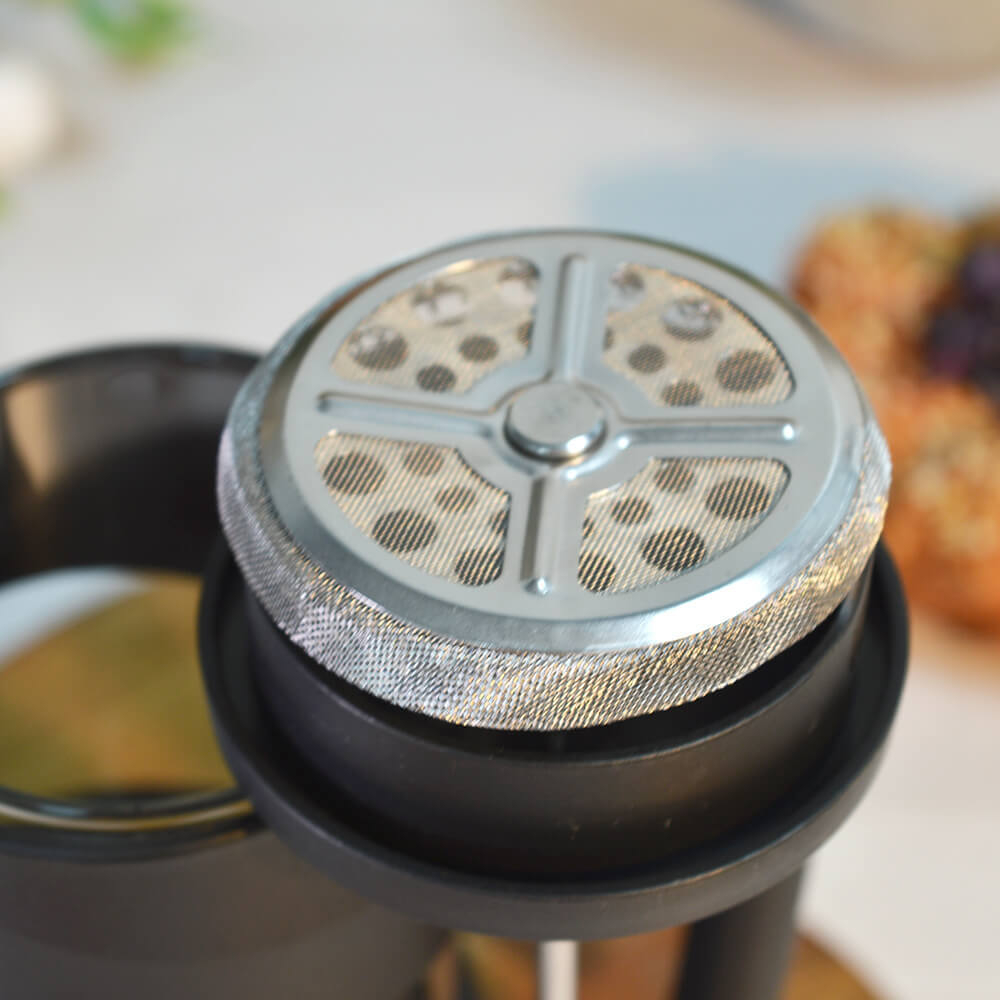 Френч-пресс 0,35л "La Caffetteria" в пластиковом корпусе, цвет черный