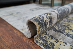 Ковер 200x300 см Garda Decor Ascona ручной работы вискоза коричнево-бежевый