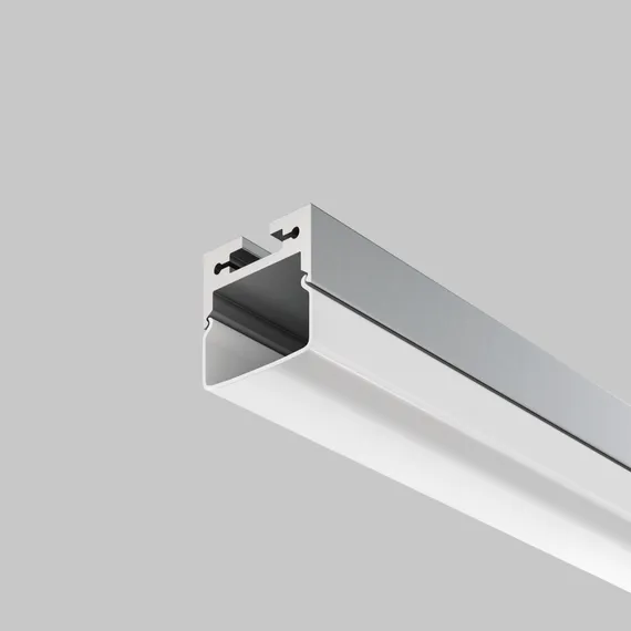 Алюминиевый профиль накладной-подвесной 20x20 (Серебро, 2 м), ALM-2020B-S-2M Led Strip alm-2020b-s-2m