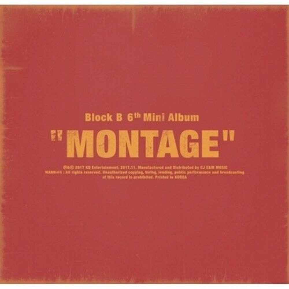 Альбом Block B - Montage 6th Mini Album