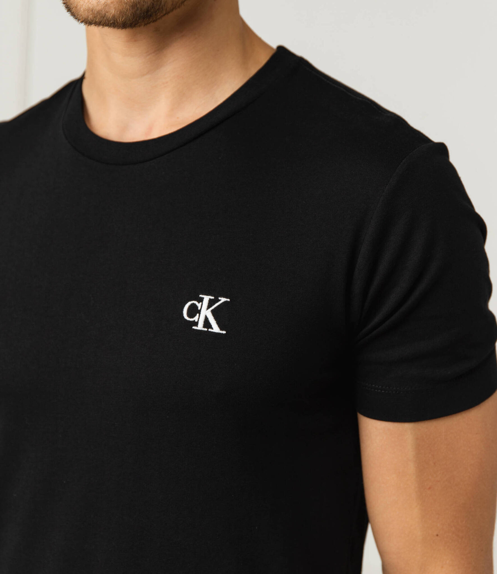 футболка ck essential CALVIN KLEIN JEANS - черный(J30J314544)