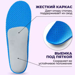 Вальгусные стельки ортопедические с каркасом для лечения и профилактики вальгуса и плоскостопия