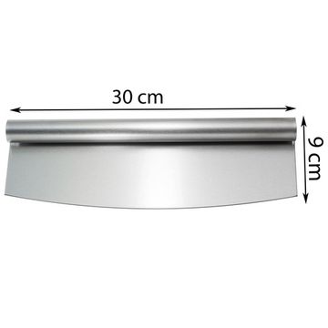 Шпатель-скребок кулинарный 30х9 см. Kamille KM 7820 из нержавеющей стали