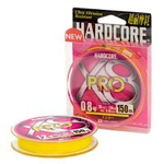 Шнур Duel PE Hardcore X8 Pro 150m Yellow H3880-Y №1.0 (0.17mm) 9.0kg  251548
