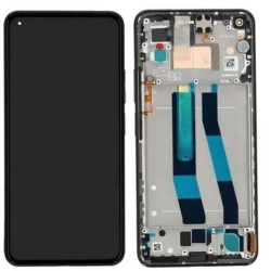 Дисплей для Xiaomi 11 Lite 5G NE (2109119DG) с тачскрином и рамкой Черный - OR (SP)