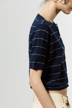 ZARA УКОРОЧЕННЫЙ КАРДИГАН В ПОЛОСКУ, ПОЛОСКИ