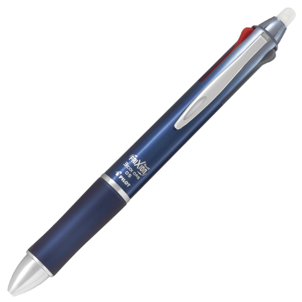 Трехцветная ручка Pilot FriXion Ball 3 Metal LKFB150EF-GRDL