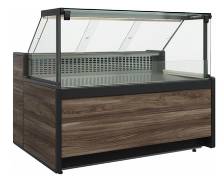 Холодильная витрина CARBOMA BAVARIA 3 GC111 VV 1,25-1 динамика газлифт без боковин