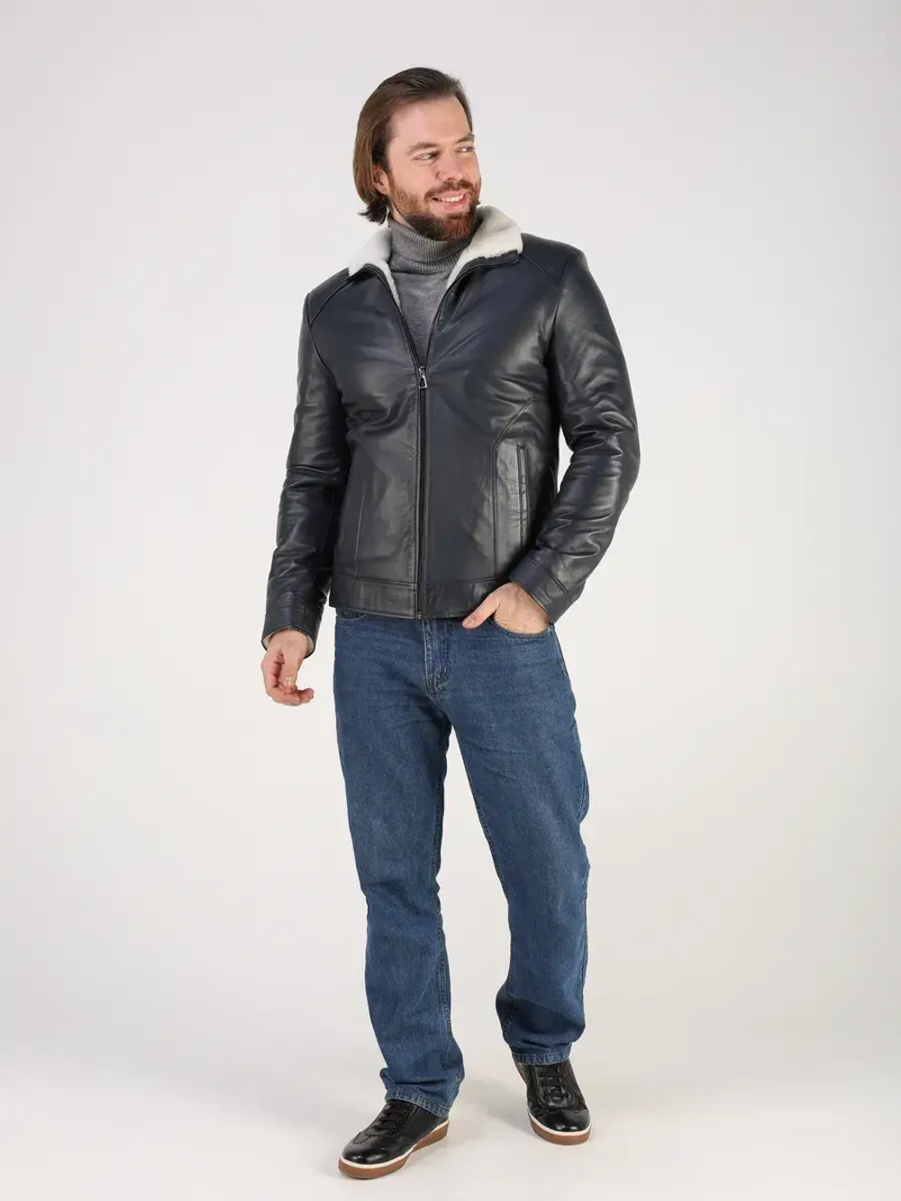 Дубленка натуральная куртка зимняя кожаная