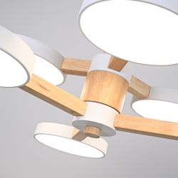 Люстра на штанге TURNA DBL L6 White