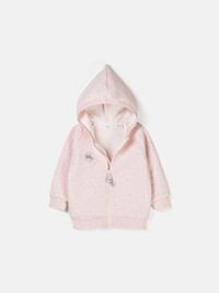 Костюм с толстовкой "Розовый меланж" утепленный 0+