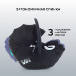 Детская коляска Rant Teo Soft 3 в 1 с автокреслом Aster Zero Black Graphite
