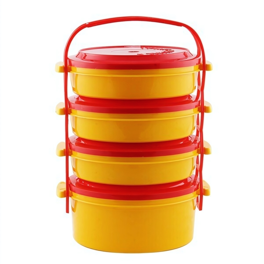 Комплект контейнеров "Трапезница" из 4х шт D=150см 0,6л+0,6л+0,6л+1л цвет в ассортименте