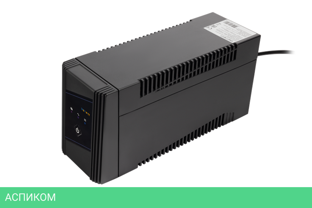 Источник бесперебойного питания Smartwatt Uni 450 черный (3703020390004)