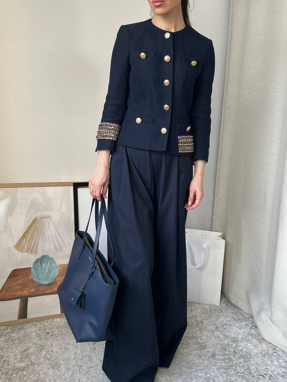 Сумка шоппер Massimo Dutti