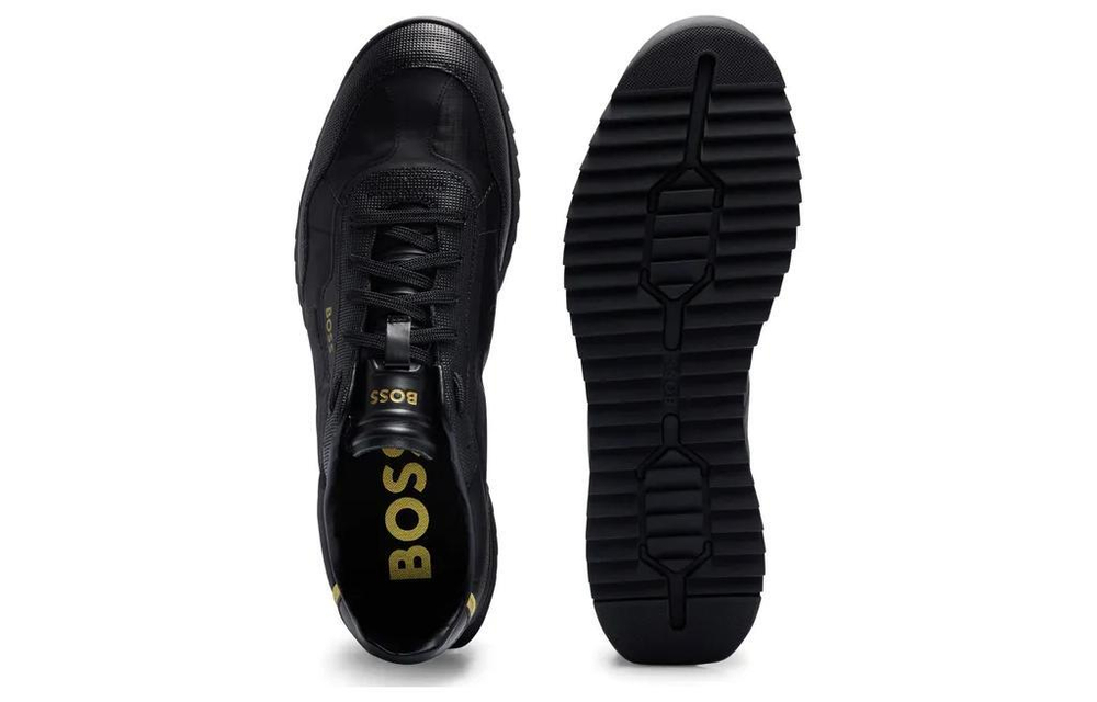 HUGO BOSS trend all-match low-cut life casual shoes men's black