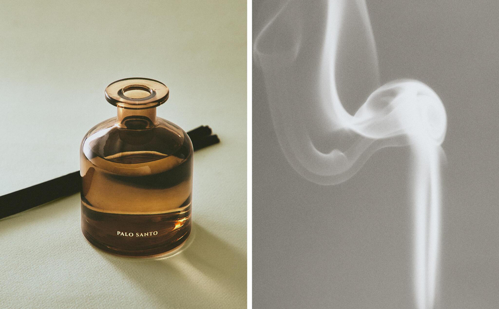Zara Home PALO SANTO REED DIFFUSERS — ароматический диффузор с тростниковыми палочками, Пало Санто, 250 мл