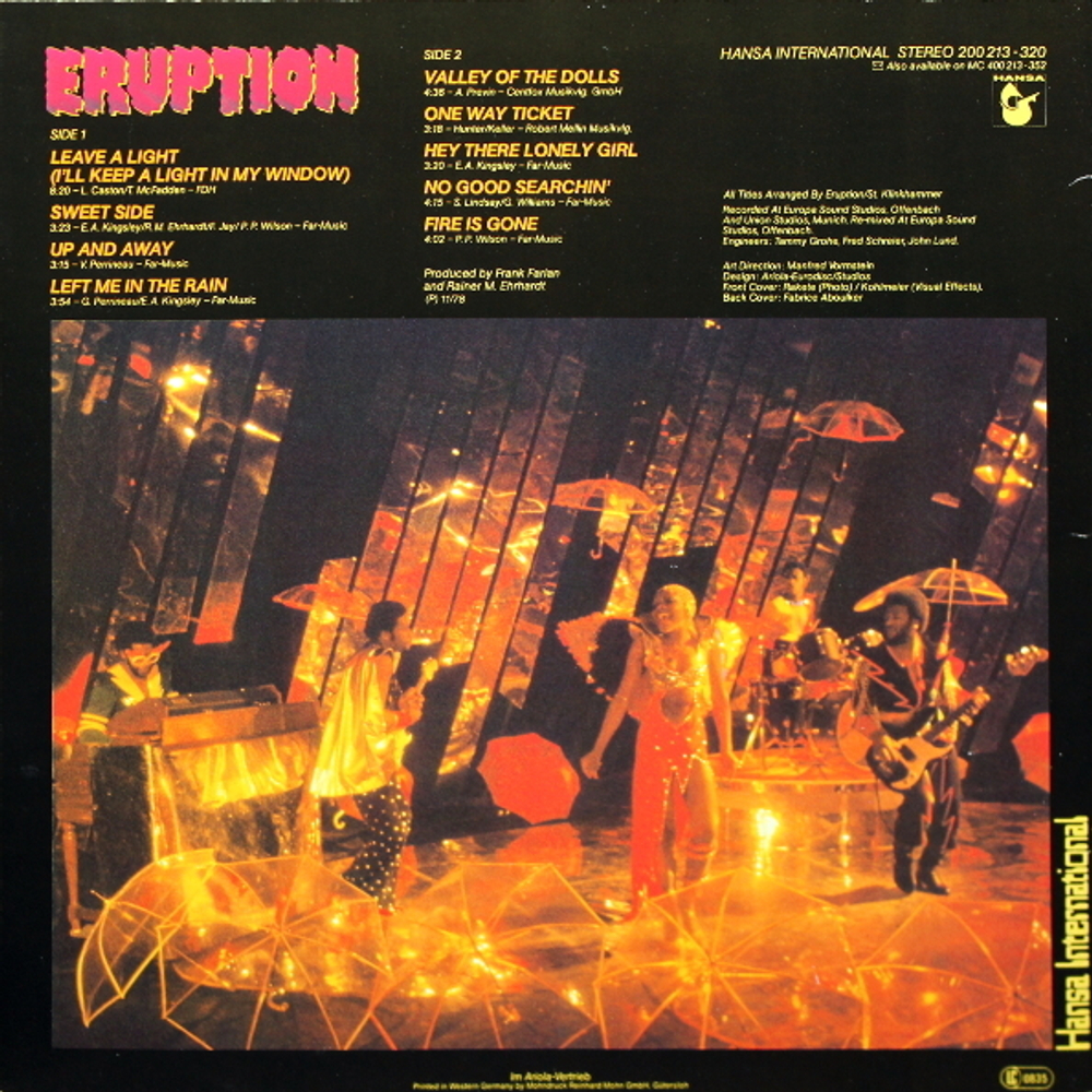 Eruption / Leave A Light (LP)