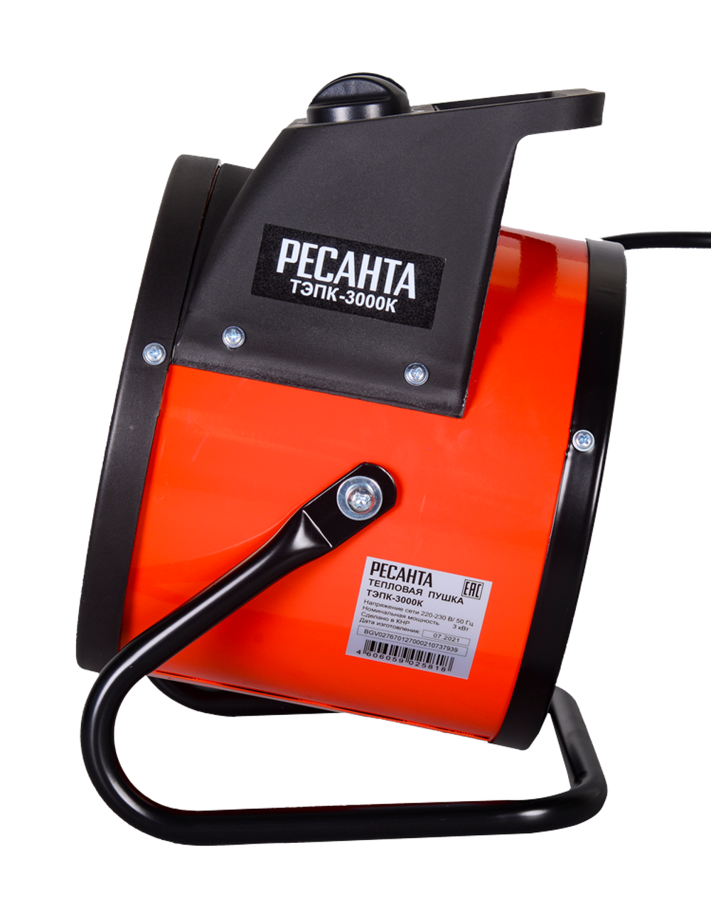 Электрическая тепловая пушка РЕСАНТА ТЭПК-3000K - [3 кВт / 220В]