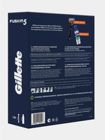 Набор Gillette FUSION Бритва с одной кассетой и Пена для бритья Успокаивающая 200 мл
