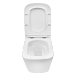 Унитаз подвесной Azario Armonia 340х480х360 безободковый, система смыва "Скрытое Торнадо", с быстросъемным сиденьем "Микролифт" (AZ-2403)