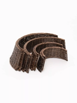 Корзина под елку Кантри Стайл 85*70*28 см., корричневая, разборная, ЕлкиТорг (85-232)