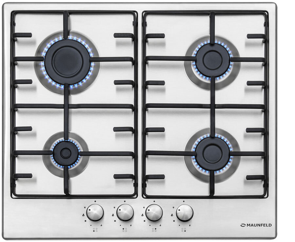 Газовая варочная панель MAUNFELD EGHS.64.3ES/G фото 