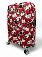 Чехол на чемодан 28", цвет красный/разноцветный, Микки