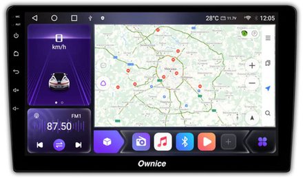 Магнитола для Lada Granta 2011-2018 - Carmedia OL-9062 QLed, Android 10/12, ТОП процессор, CarPlay, SIM-слот