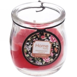 Свеча «Russian Style» 5*5,5см в подсвечнике с крышкой, в коробке, микс 6 цветов HK1004-6