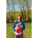 Ваза для цветов daisy, 20 см, зеленая