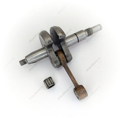 Вал коленчатый б/п Stihl MS-210/230/250 (с подшипником пальца, а: 11230300408) [AEZ]