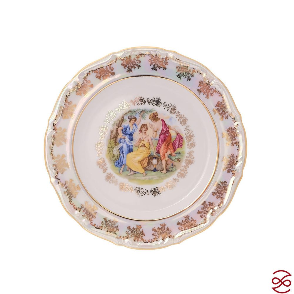 Набор тарелок Repast Мадонна перламутр Мария-тереза 27 см (6 шт)