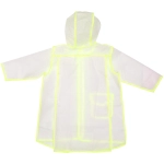 Дождевик-плащ детский «Neo» с капюшоном и завязками, на кнопках, цвет желтый, р. XXL(72*61см.)