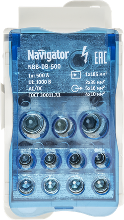 Блок распределительный Navigator 61 083 NBB-DB-500 (1 шт/упак)