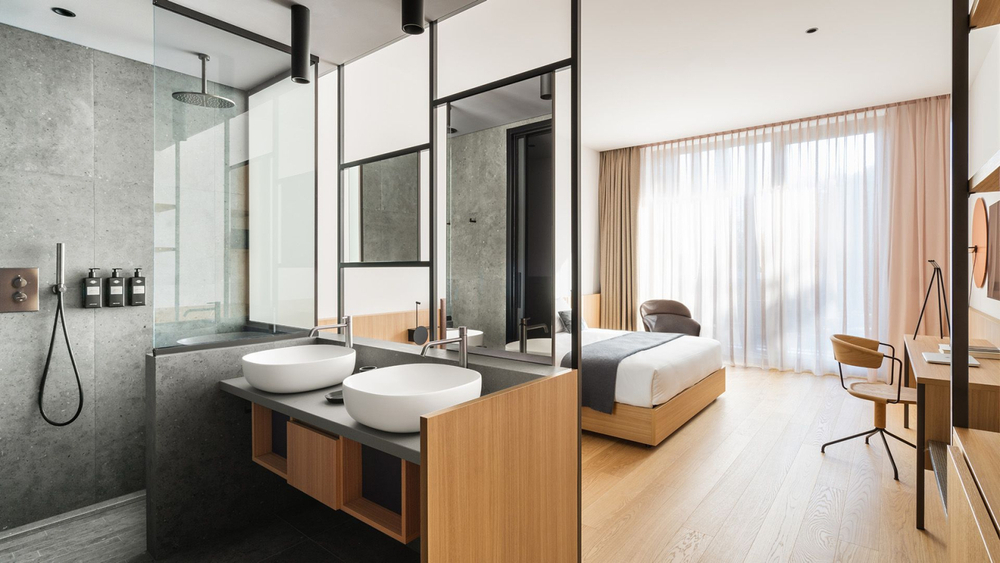 Верхний душ Gessi316, Ø355 мм, шарнирный для потолочного крепления, цвет Steel Brushed