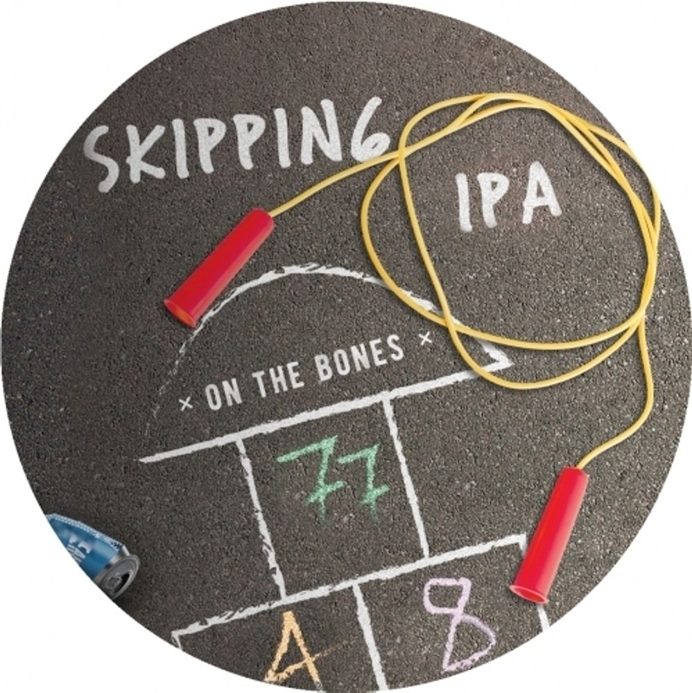 Пиво Он Зе Боунс Скиппинг ИПА / On The Bones Skipping IPA 0.5л - 10шт