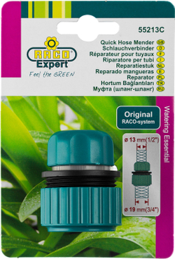 RACO ORIGINAL, 1/2″ x 3/4″, для шланга, из ABS пластика, ремонтная муфта (4250-55213C)