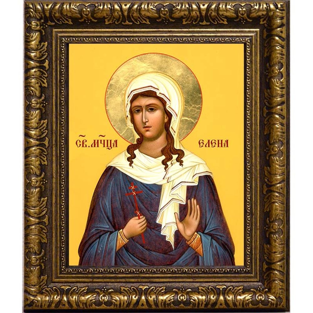 Елена мученица, дочь апостола Алфея. Икона на холсте.