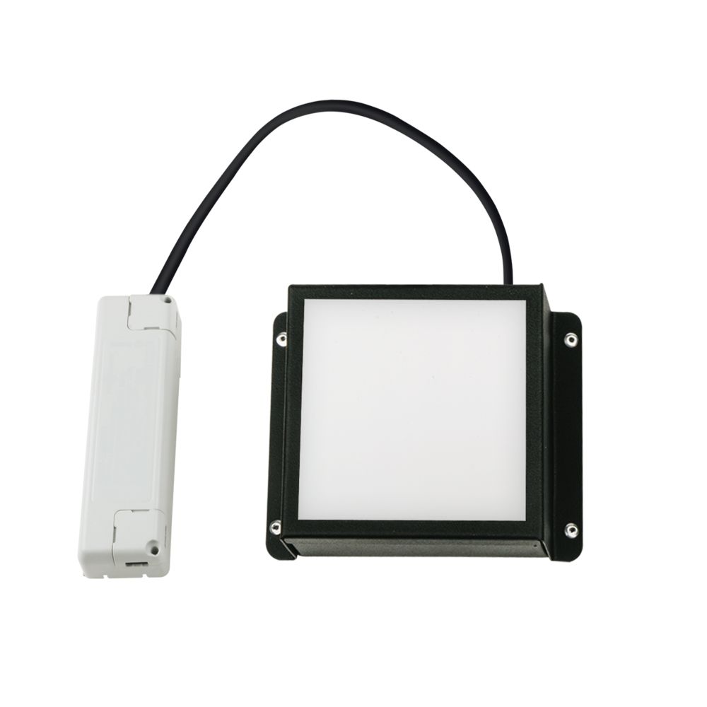 ULP-0808 7W/4000К IP40 GRILYATO BLACK Светильник светодиодный потолочный встраиваемый. Белый свет (4000K). 788Лм. Для ячеек 86х86мм. Корпус черный. В