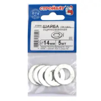 Шайба DIN 125A 14мм (белый цинк 5 шт) 60361