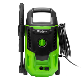 Моечная машина высокого давления АМ-1800, 1800 Вт, 140 бар, 350 л/ч, колесная Сибртех