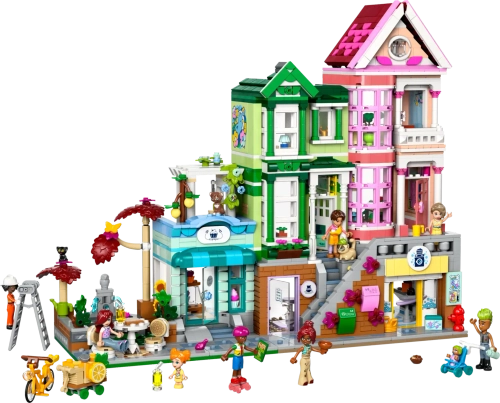 Конструктор LEGO Friends 42670 Апартаменты и магазины в Хартлейк-Сити