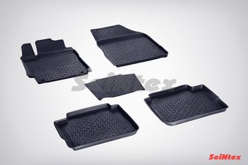 Резиновые коврики в салон Toyota Camry VII [XV50] (2011-2018) "Высокий борт"