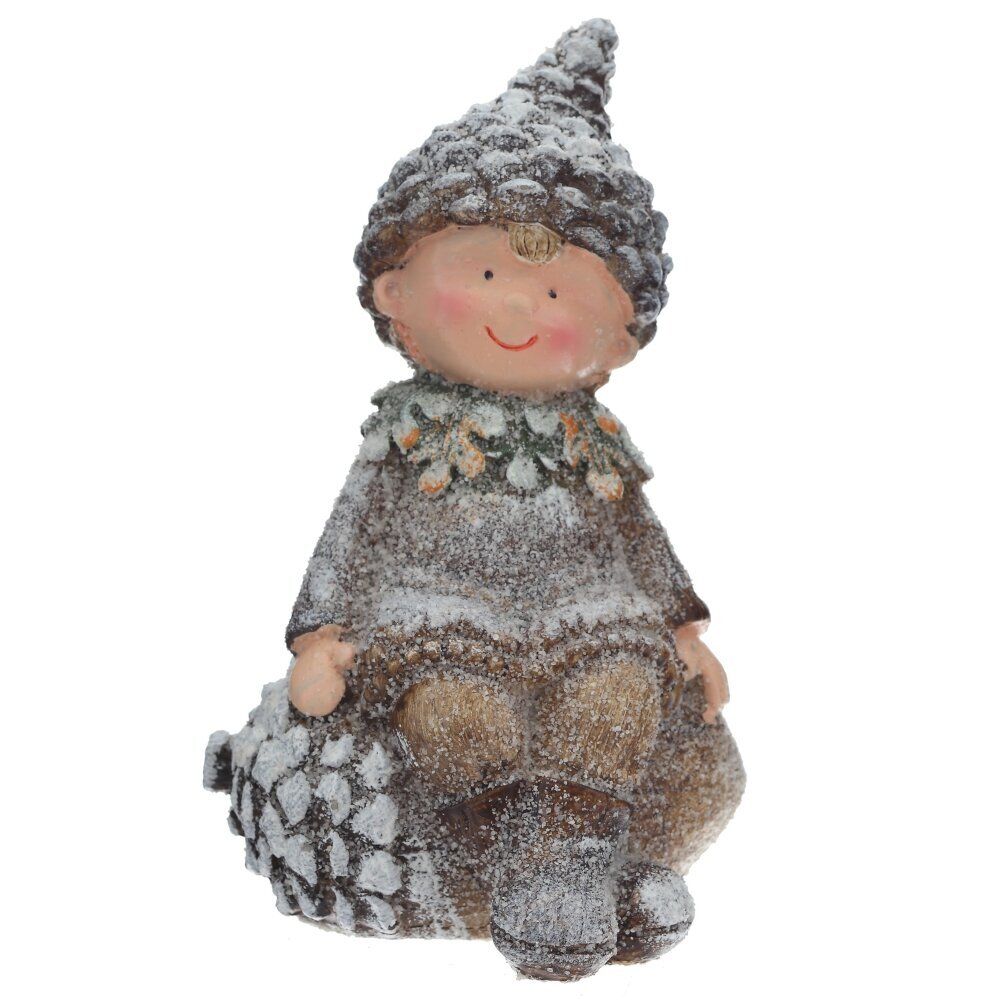 GAEM Фигурка декоративная "Мальчик/ Девочка, L10,5 W10 H18 см, 2в.