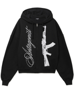 Женская Толстовка Rogue Heart Black Gun Graphic Oversized Zip Up