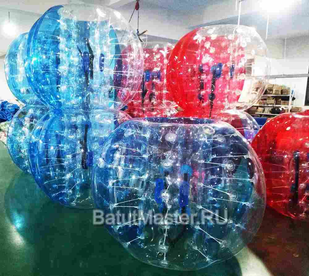 Бизнес-набор: Бамперболы, диаметр 1,2, ПВХ (10 шт), насос (1 шт)